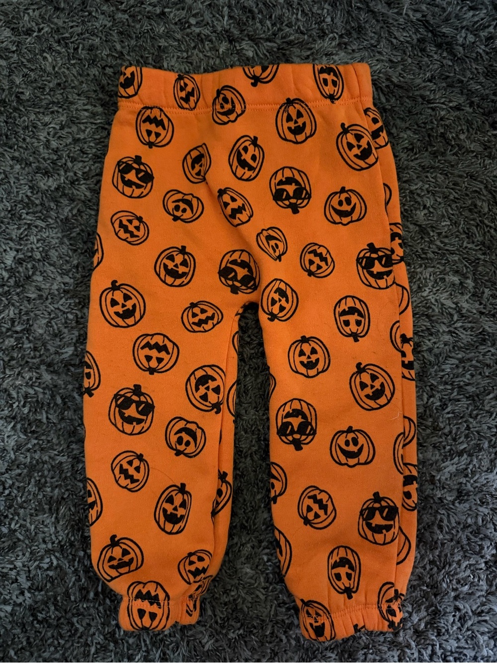 Orange Halloween Pumpkin Joggers
